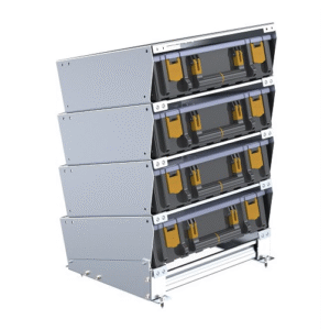 Ranger Design Partskeeper Organizer Storage Cabinet with 4 Cases